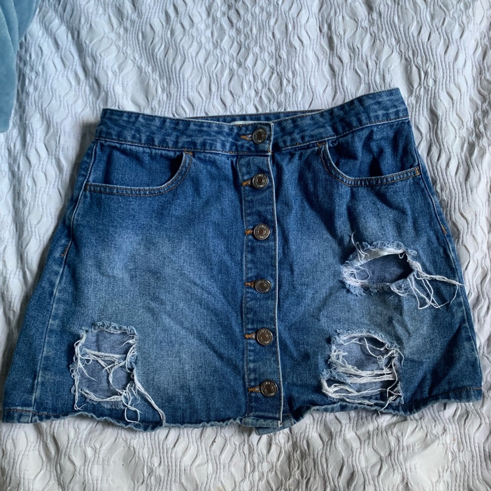 Forever 21 Denim Mini Skirt